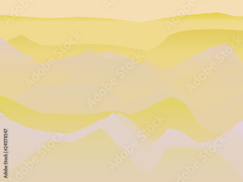 Colorful playful Abstract Vector Landscape