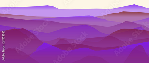 Colorful playful Abstract Vector Landscape
