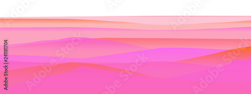 Farbige Berge, Wellen, abstrakte Oberfläche, moderner Hintergrund, Vektorgrafik Illustration für dein Projekt