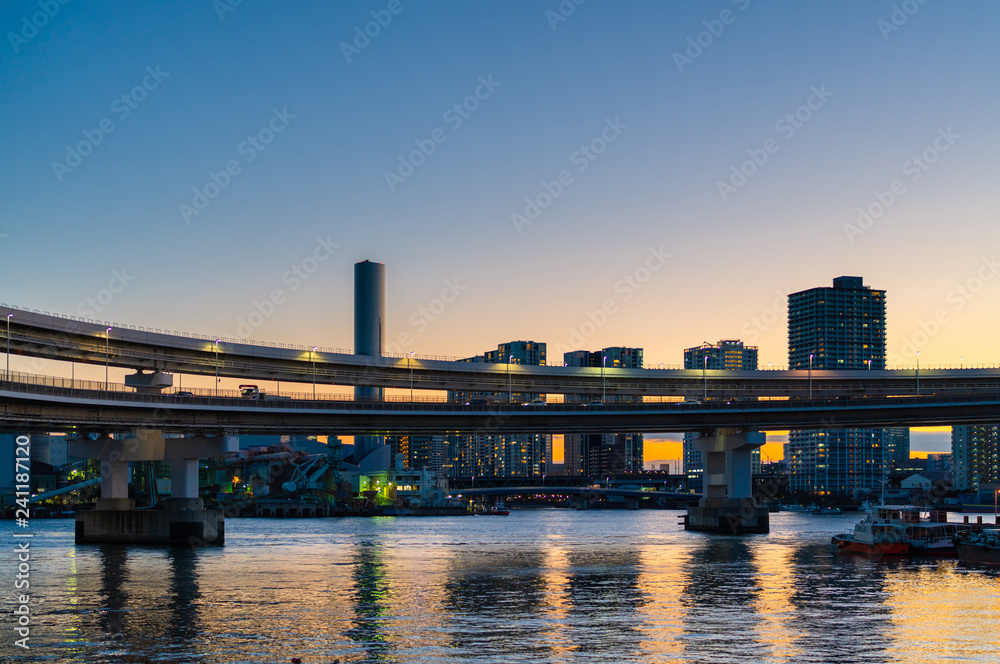 Fototapeta premium 都市風景