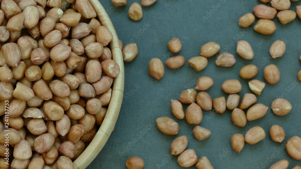 Close up peanuts pile Close up peanuts pile