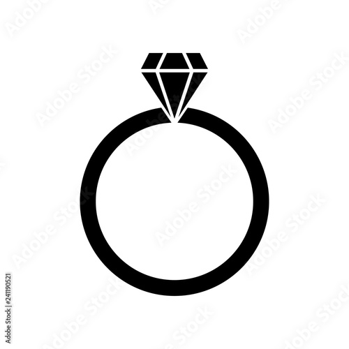 Diamond ring icon