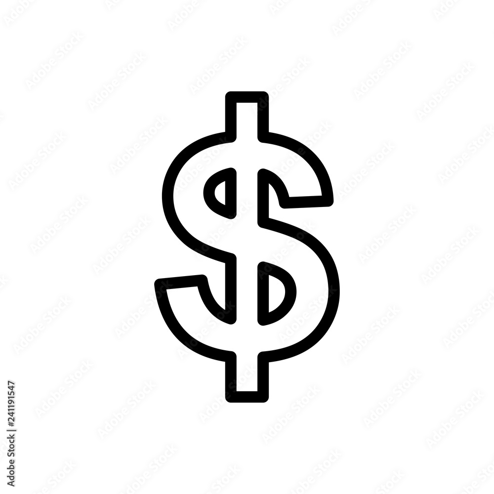 Obraz premium Money Dollar icon