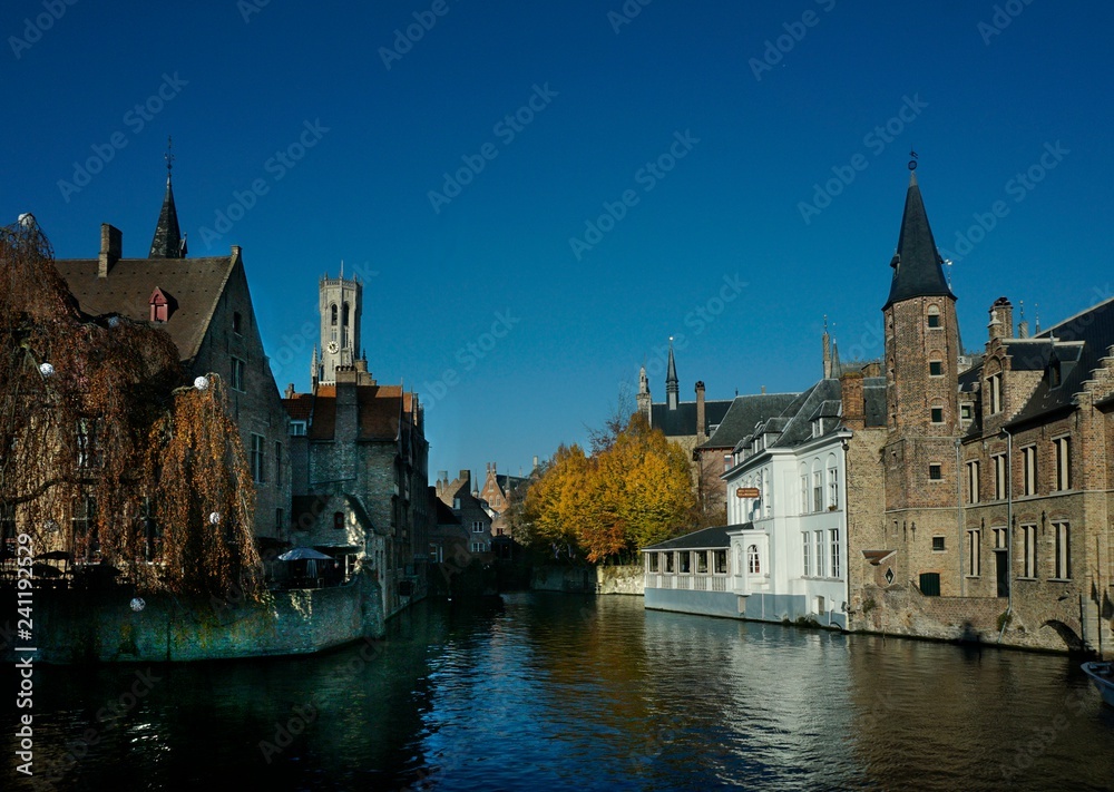 Bruges, Belgium and canal