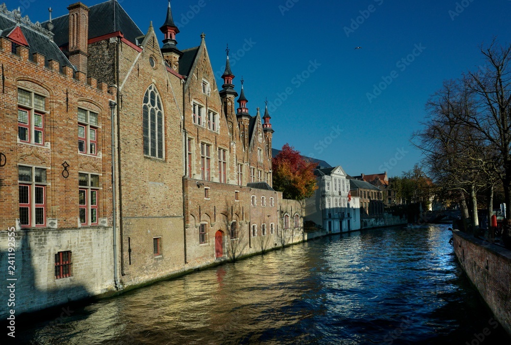 Bruges, Belgium and canal