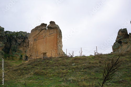 The Phrygian King Midas monument named Yazilikaya at Eskişehir, Turkey                              © Selcuk