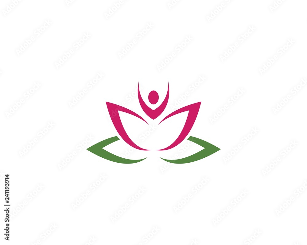 Lotus flowers logo