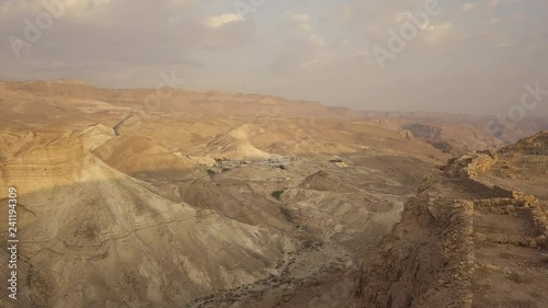 View from the masada fortress walls