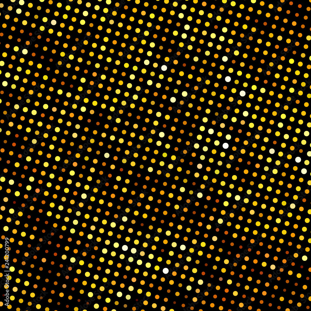 Panel with circles, dots, points of different shades of Golden color. Panel with circles, dots, points of different shades of Golden color.