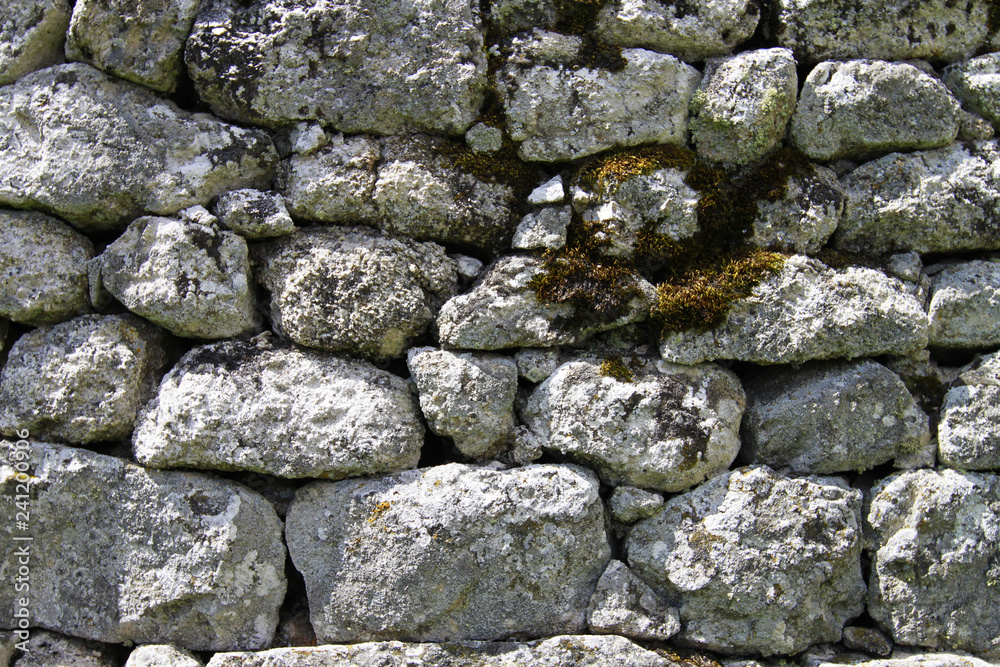 mur en pierre de Lozère