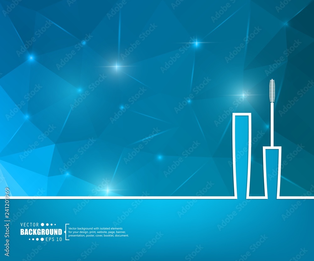 Fototapeta premium Abstract creative concept vector line draw background for web, mobile app, illustration template design, business infographic, page, brochure, banner, presentation, poster, cover, booklet, document.