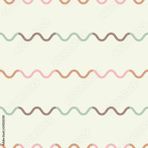 Trendy seamless pattern designs. Wave of stripes. Vector geometric background. Can be used for wallpaper, textile, invitation card, wrapping, web page background.