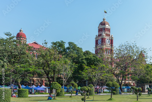The High Court was built in between 1905 and 1911. It features a clock tower which used to rang out the hour.