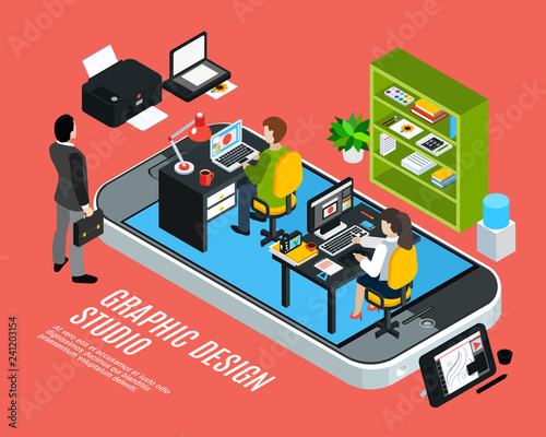 Graphic Design Studio Concept