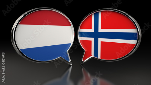 Netherlands and Ukraine flags with Speech Bubbles. 3D illustration Free Download Netherlands and Ukraine flags with Speech Bubbles. 3D illustration - GFXLoad