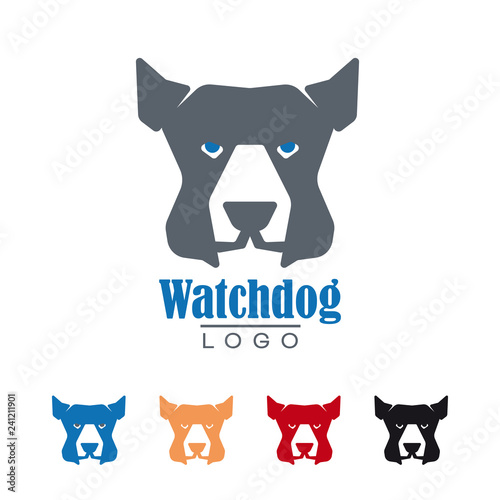 Watchdog vector logo template