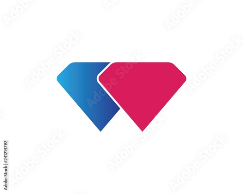 Diamond logo illustration vector icon Free Download Diamond logo illustration vector icon - GFXLoad