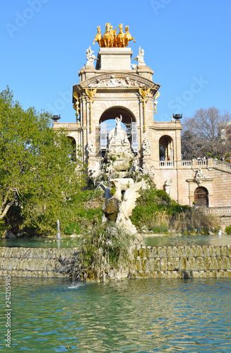  Parque de la Ciutadella en Barcelona.