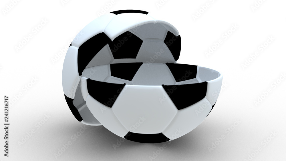 Fototapeta premium Football Matrjoschka