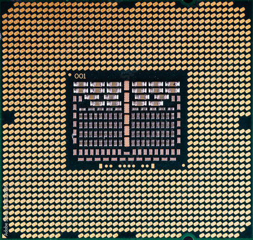 CPU processor chip computer texture close up