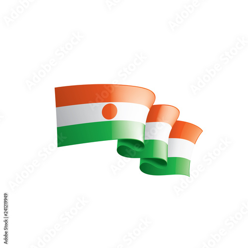 Free Download Niger flag, vector illustration on a white background - GFXLoad