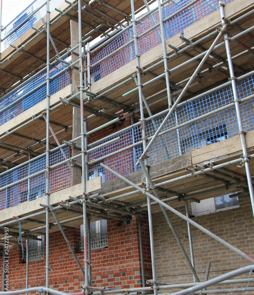 Scaffolding on Building Scaffolding on Building
