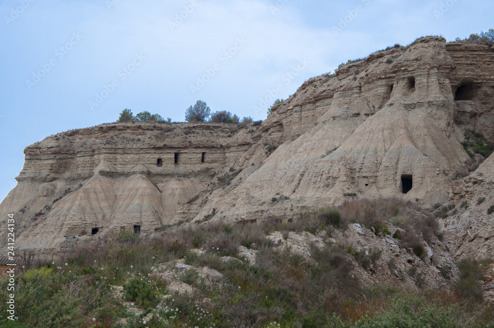 Casas en cuevas, Bardenas (España)