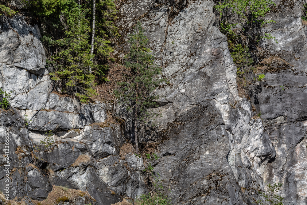 The stone kingdom of marble rocks - the beauty and grandeur of nature