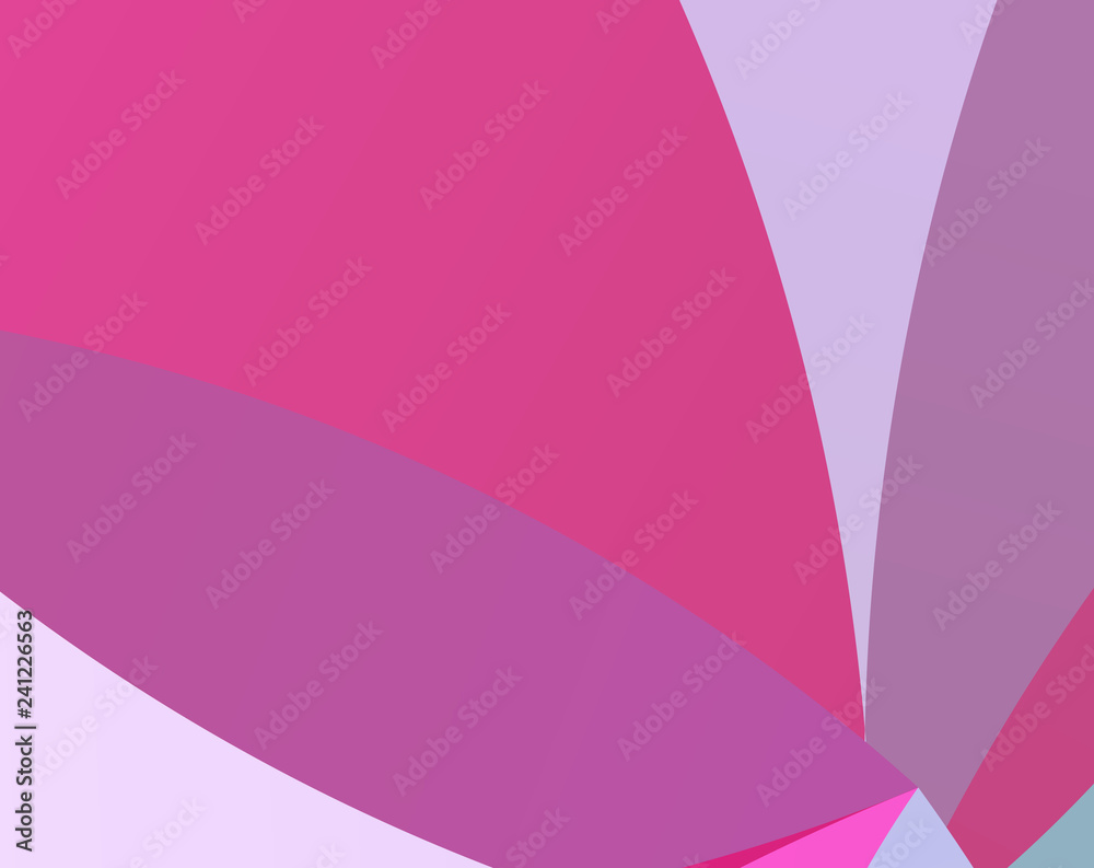 Obraz premium Abstract mosaic pattern with wavy shapes. Vector illustration