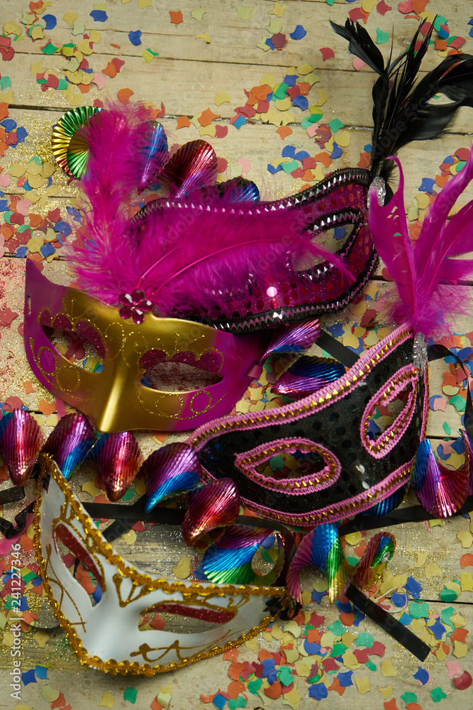 Silvester Karneval Fasching Maske