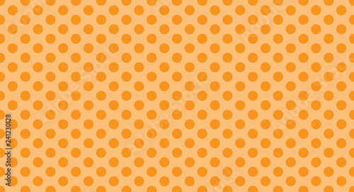 Orane Polka Dot Background
