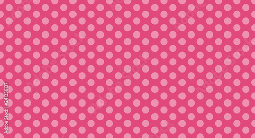 Pink Polka Dot Background