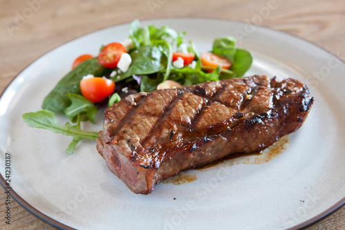 Grilled Steak and Salad