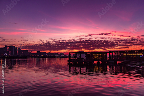 Photography Sunrise by the Water, Al Seef, Dubai