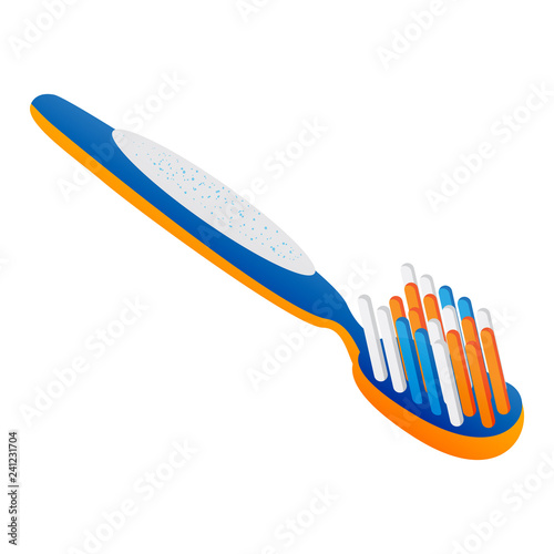 Toothbrush icon. Cartoon of toothbrush vector icon for web design isolated on white background