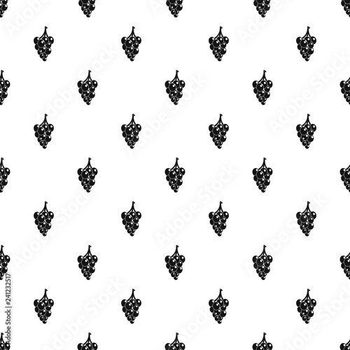 Grape pattern vector seamless repeating for any web design