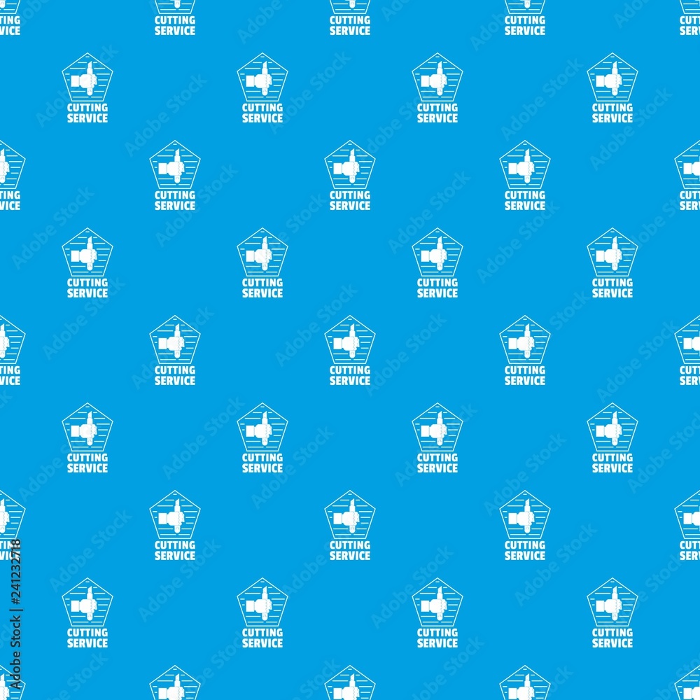 Cutting sevice pattern vector seamless blue repeat for any use Cutting sevice pattern vector seamless blue repeat for any use