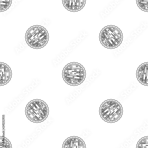 Nuts cake icon. Outline illustration of nuts cake vector icon for web design isolated on white background photo