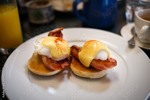 Eggs Benedict breakfast