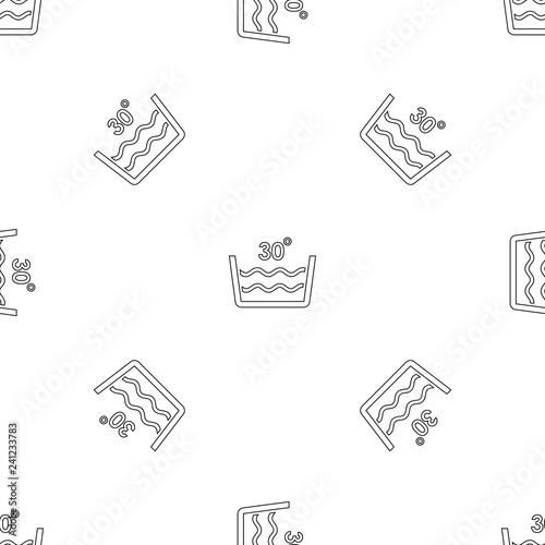 Wash cold water icon. Outline illustration of wash cold water vector icon for web design isolated on white background