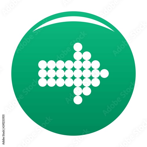Arrow icon in black. Simple illustration of arrow icon vector isolated on white background