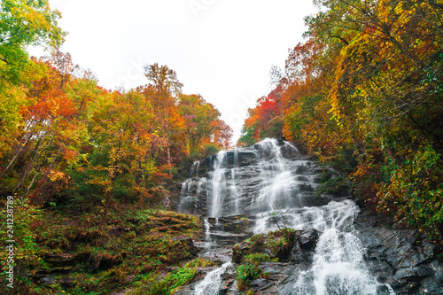 Leinwand Poster Amicalola Waterfalls in Georgia