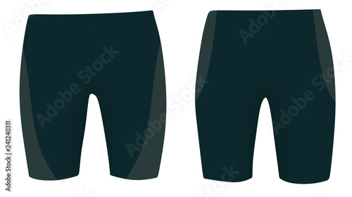 Blue swimwear. vector illustration