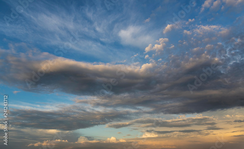 Dramatic cloudy sky