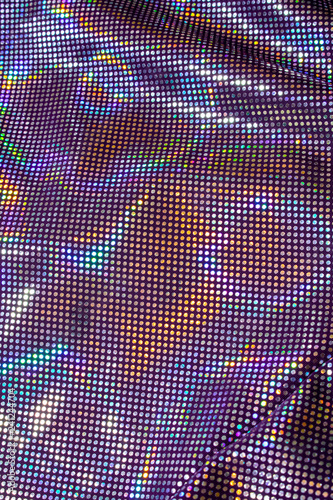 Holographic Sequin Rainbow Shiny Material Background