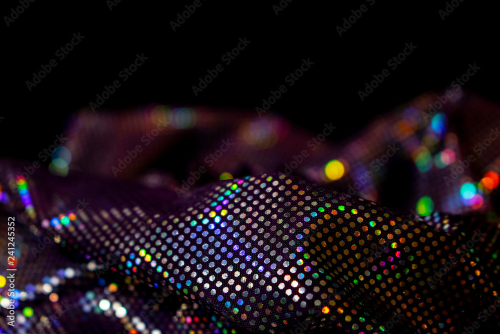 Holographic Sequin Rainbow Shiny Material Background Holographic Sequin Rainbow Shiny Material Background