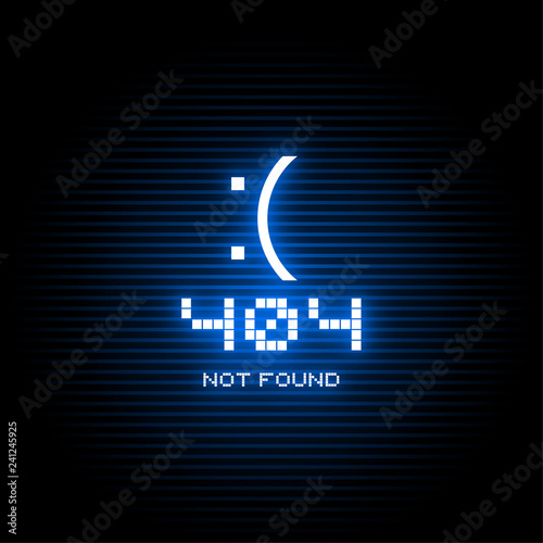 computer neon error message