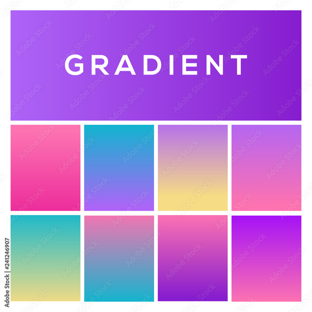 Soft color gradients. Trendy modern design. Modern screen vector design for mobile app. Color background. Soft color gradients. Trendy modern design. Modern screen vector design for mobile app. Color background.