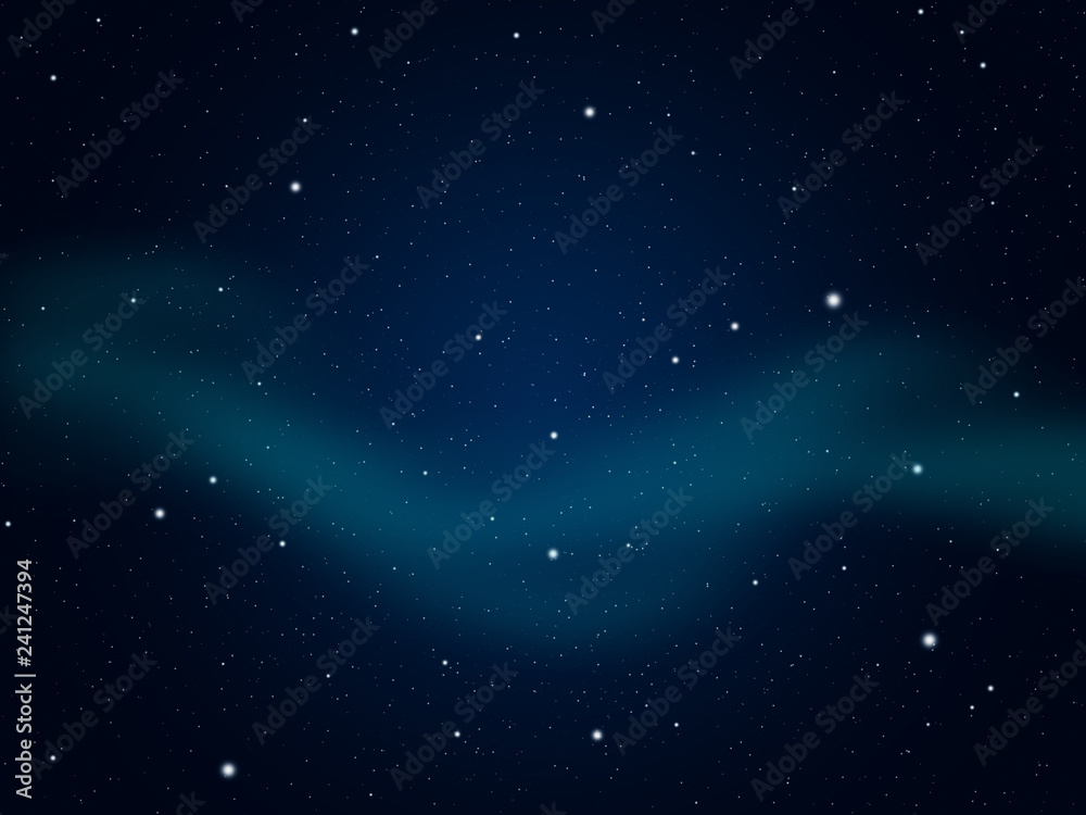 Fototapeta premium Abstract background is a space with stars nebula