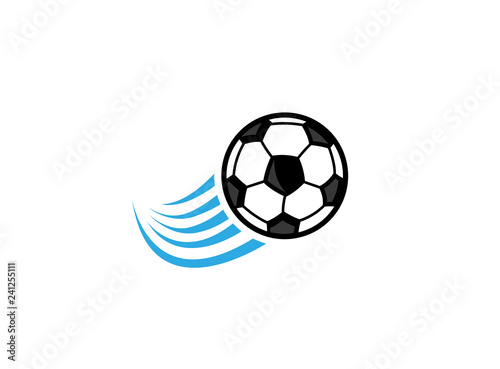 Football swoosh logo design